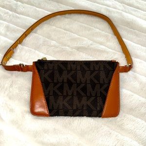 Michael Kors leather signature Fanny Pack.